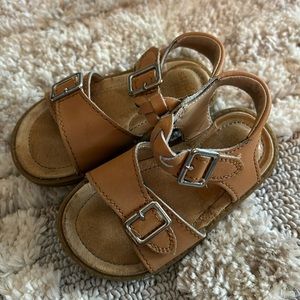 Stride, right toddler sandals